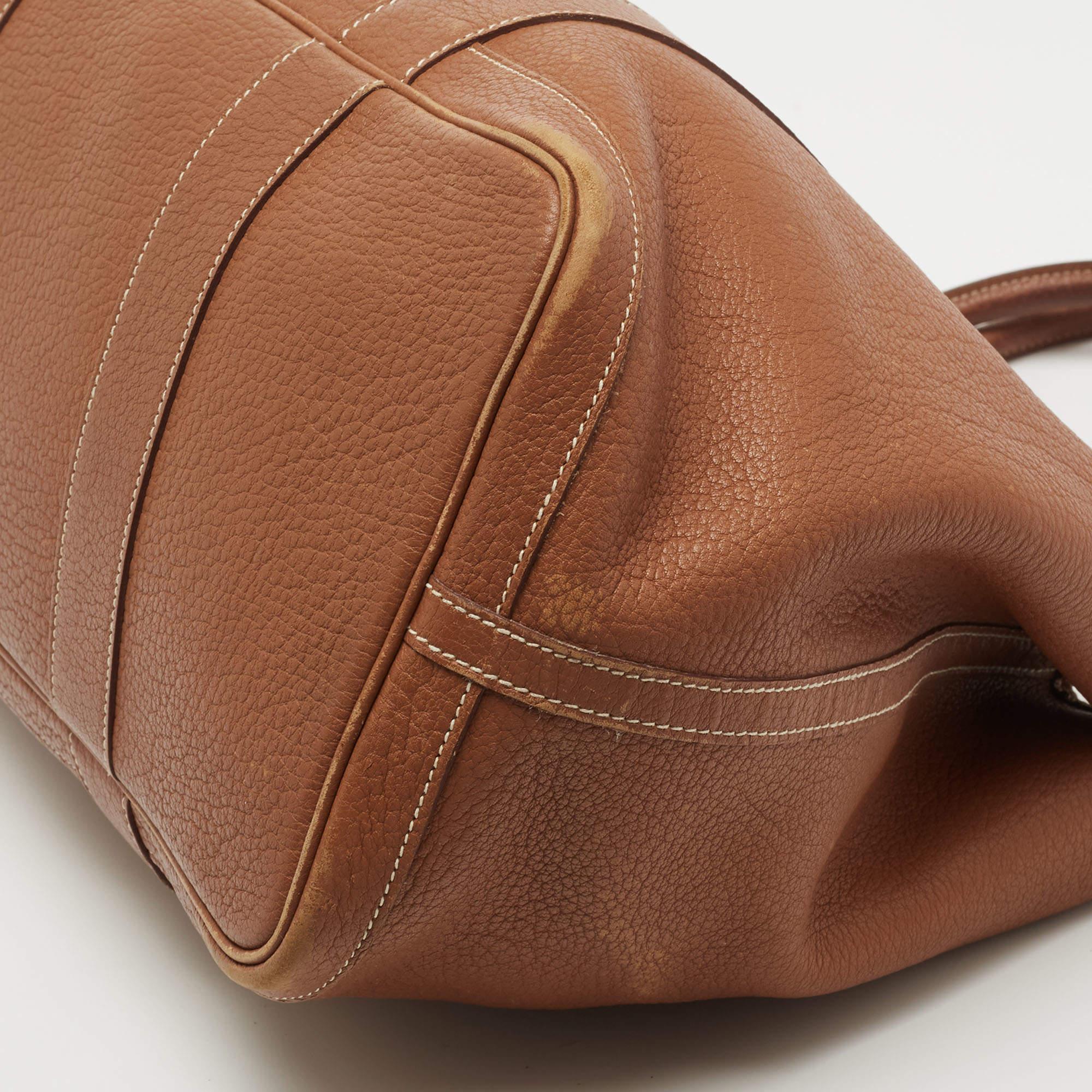Hermes Gold Negonda Leather Garden Party 36 Bag 3