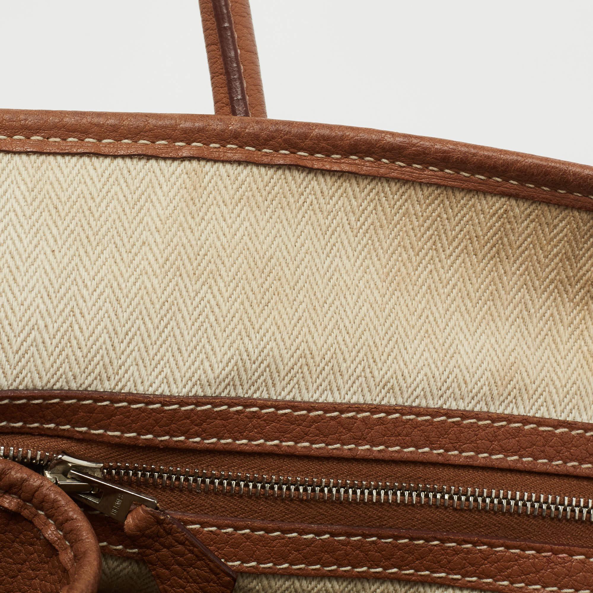 Hermes Gold Negonda Leather Garden Party 36 Bag 5