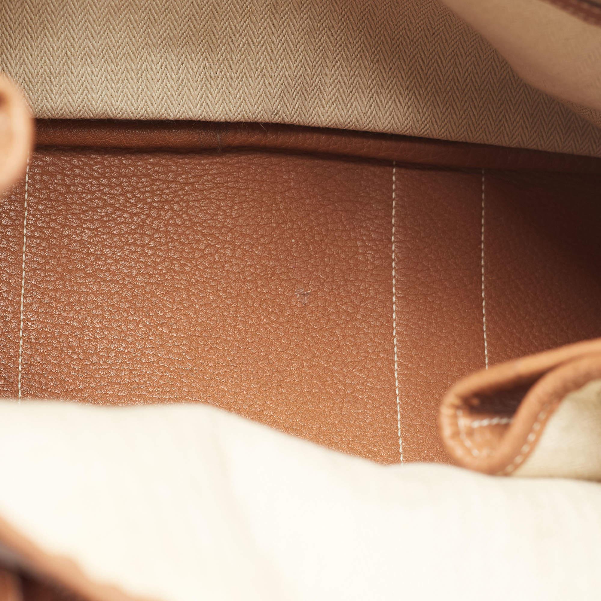 Hermes Gold Negonda Leather Garden Party 36 Bag 6
