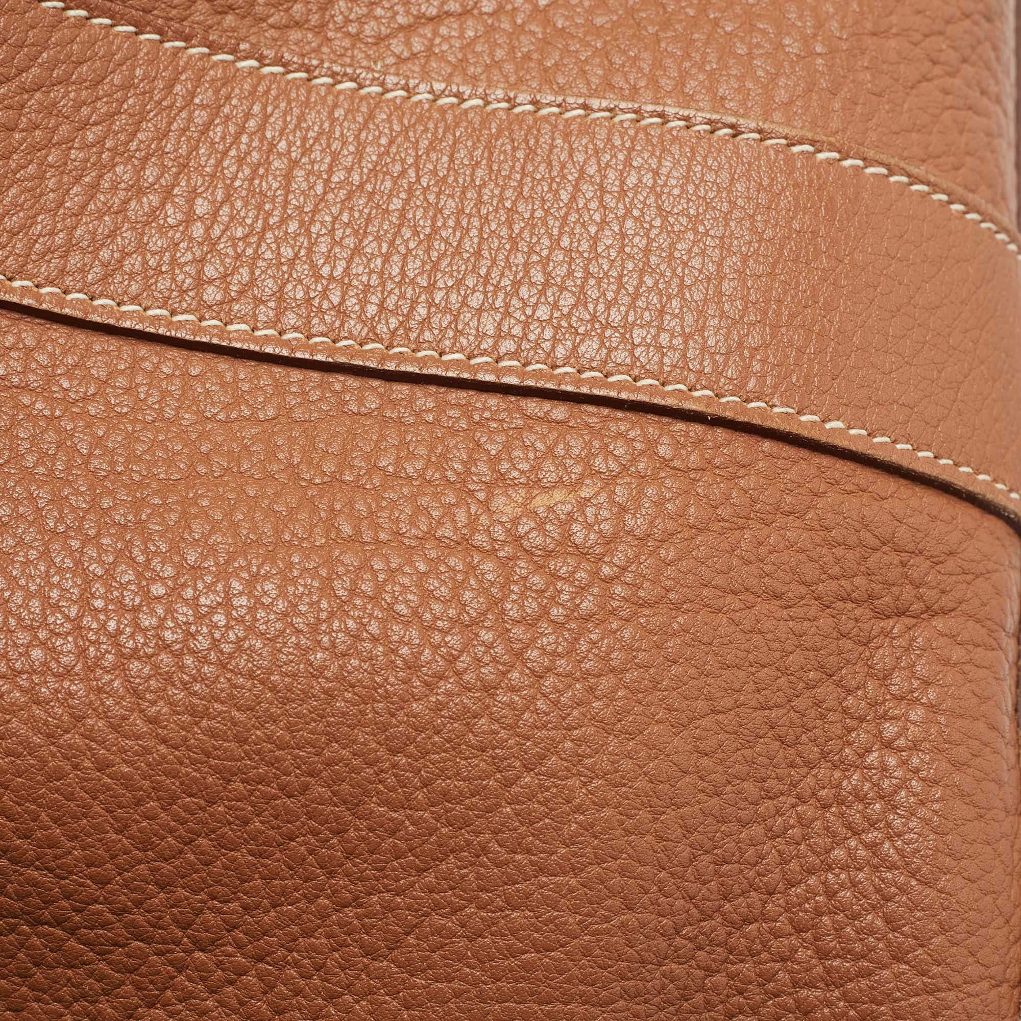 Hermes Gold Negonda Leather Garden Party 36 Bag 11