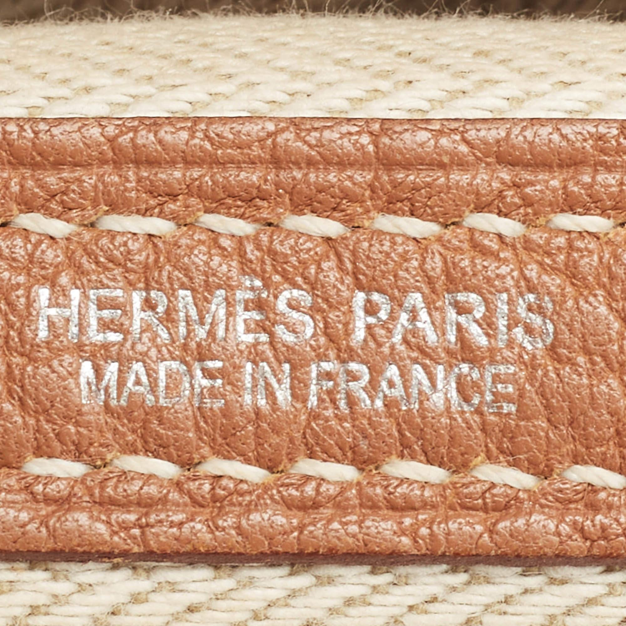 Hermes Gold Negonda Leather Garden Party 36 Bag 13