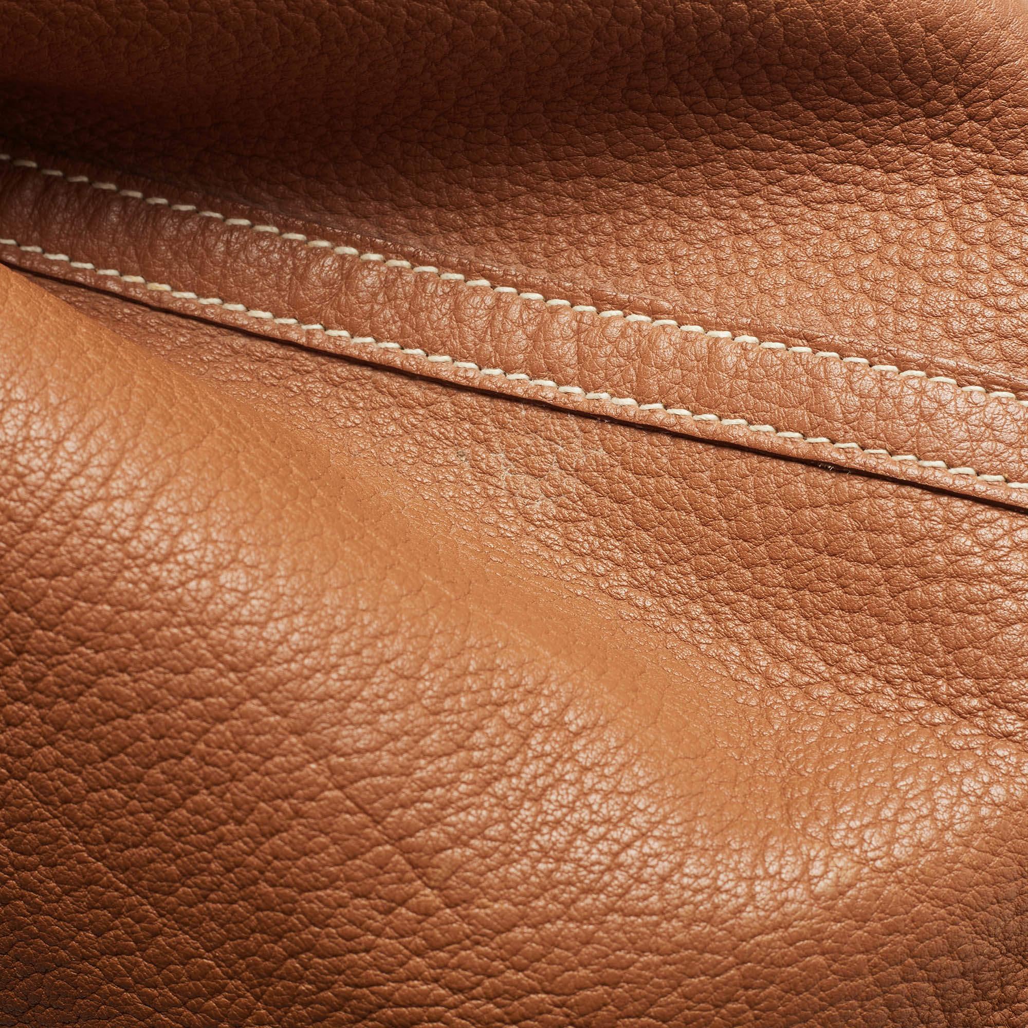 Hermes Gold Negonda Leather Garden Party 36 Bag In Good Condition In Dubai, Al Qouz 2
