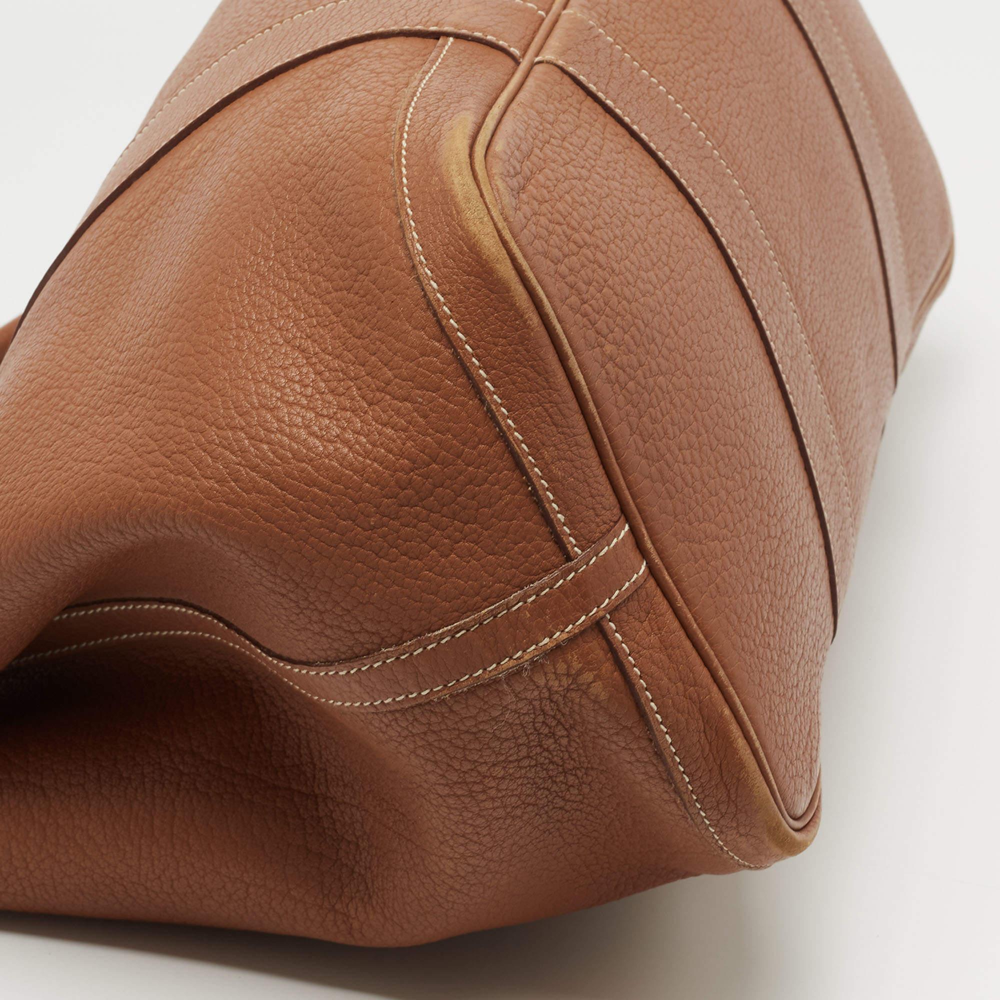 Hermes Gold Negonda Leather Garden Party 36 Bag 2