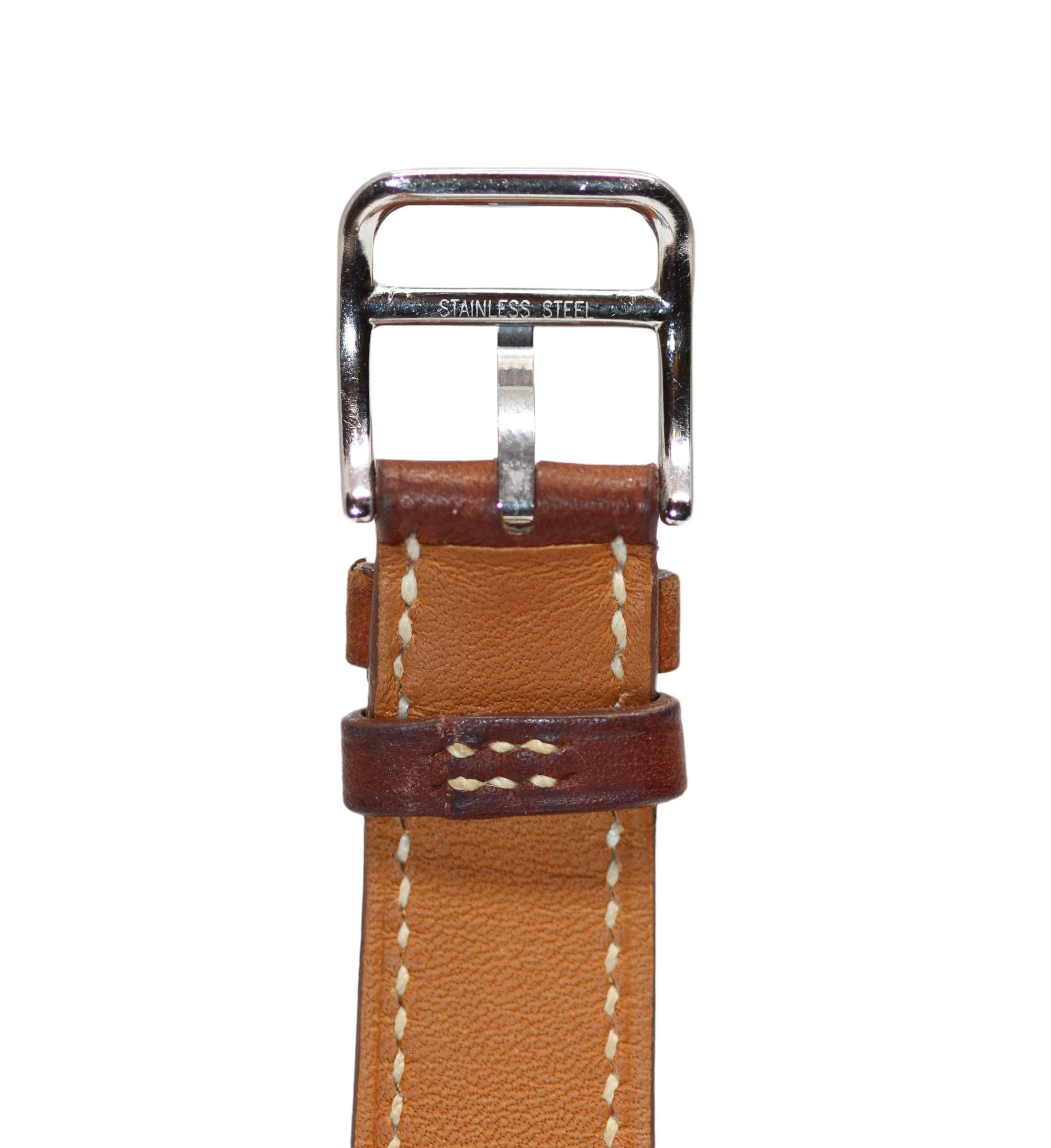 Hermès Gold-Plated Arceau Watch For Sale 3
