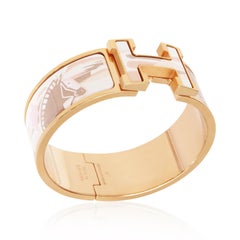 Hermès Gold-Plated  Clic Clac In Bottles Story Bracelet