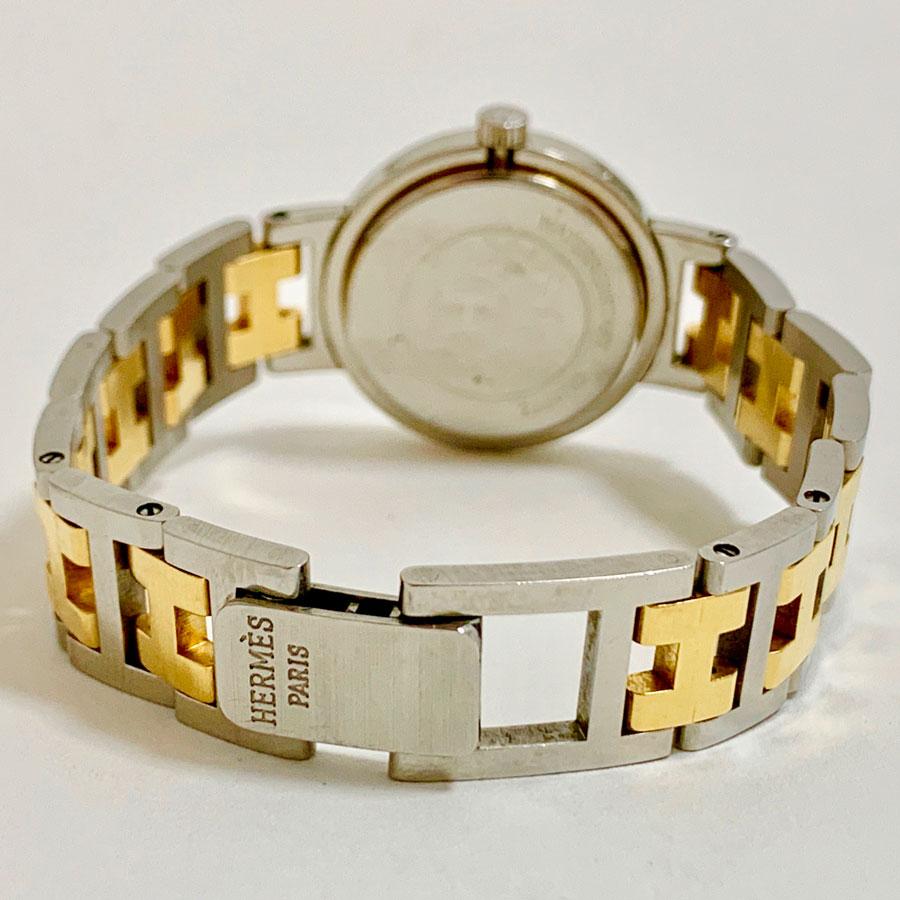HERMES Gold Plated Clipper Watch In Good Condition In Paris, FR