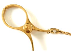Hermes  Gold-Plated "Filou" Glove Holder Clip Bag Charm Collectable