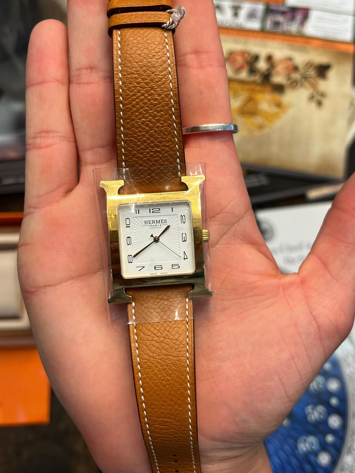 A recent and new old stock unworn Hermes 