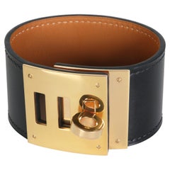 Hermès Gold-Plated Kelly Dog Bracelet