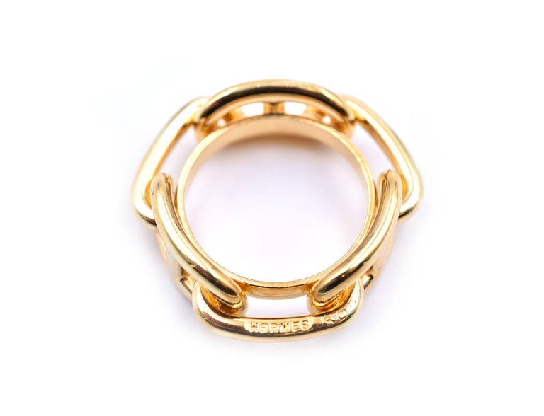 Hermes GoldPlated “Regate” Scarf Ring at 1stDibs hermes regate scarf
