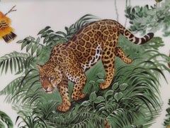 Hermès Gold Porcelain Change Tray Ashtray Carnets d'Equateur Dallet