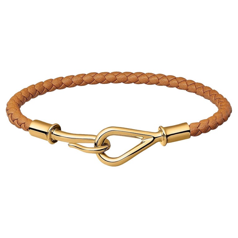 Hermès Gold Swift Calfskin Jumbo Bracelet For Sale at 1stDibs