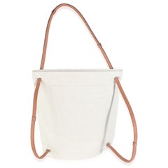 Hermès Gold Swift Craie Maline Grooming Bag