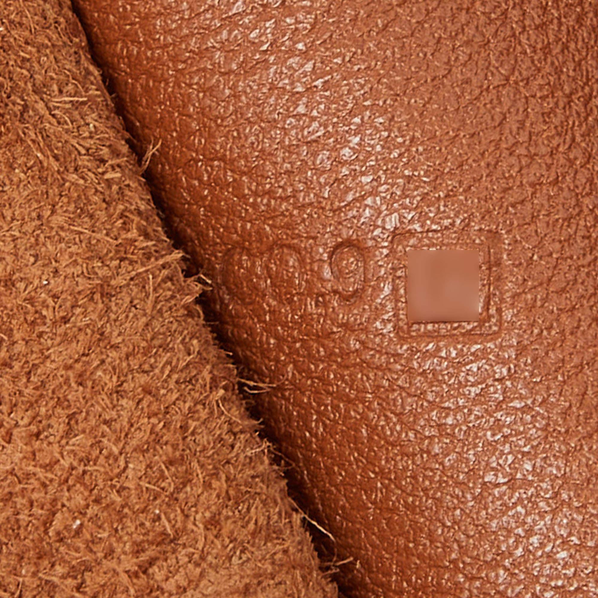 Hermès Gold Swift Leather Onimaitou Pochette Bag For Sale 8