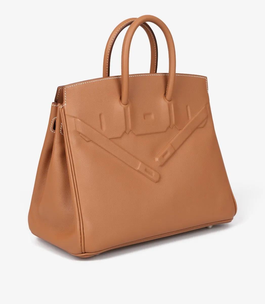Hermès Gold Swift Leather Shadow Birkin 25cm Retourne

Product Details
Xupes Ref: CB1327
Brand: Hermès
Model: Birkin 25cm
Type: Tote
Serial Number: Z
Age: 2021
Accompanied By: Hermès Dust Bag, Box, Care Booklet, Ribbon
Colour: Gold
Hardware: