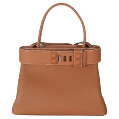 Hermès Gold Swift Togo Medor Bag PHW