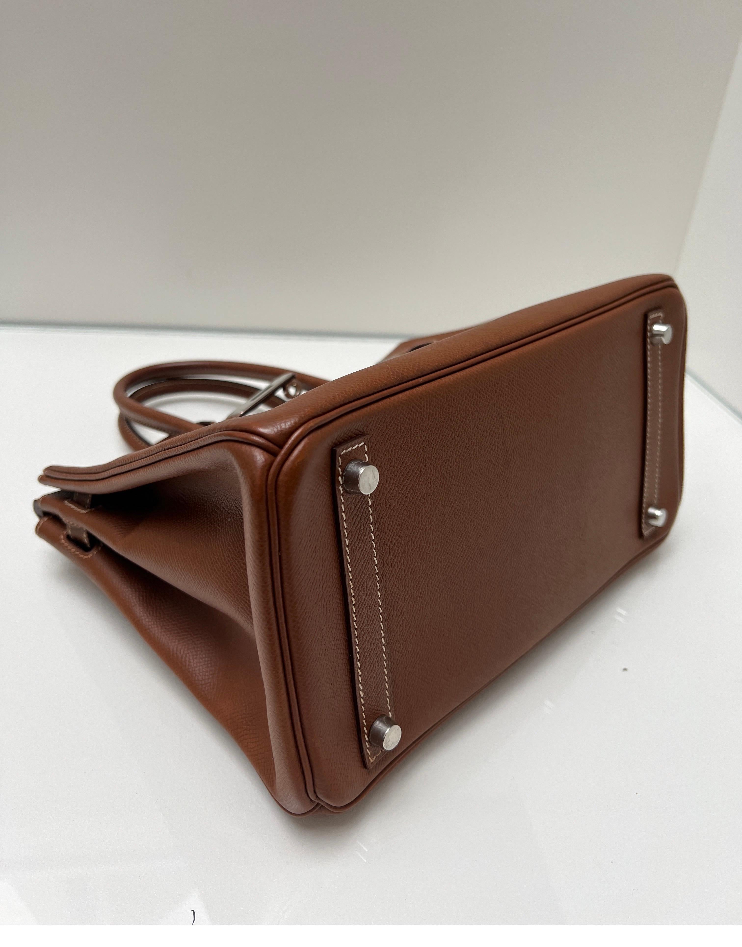Hermes Gold Tan Birkin 30 Bag 13