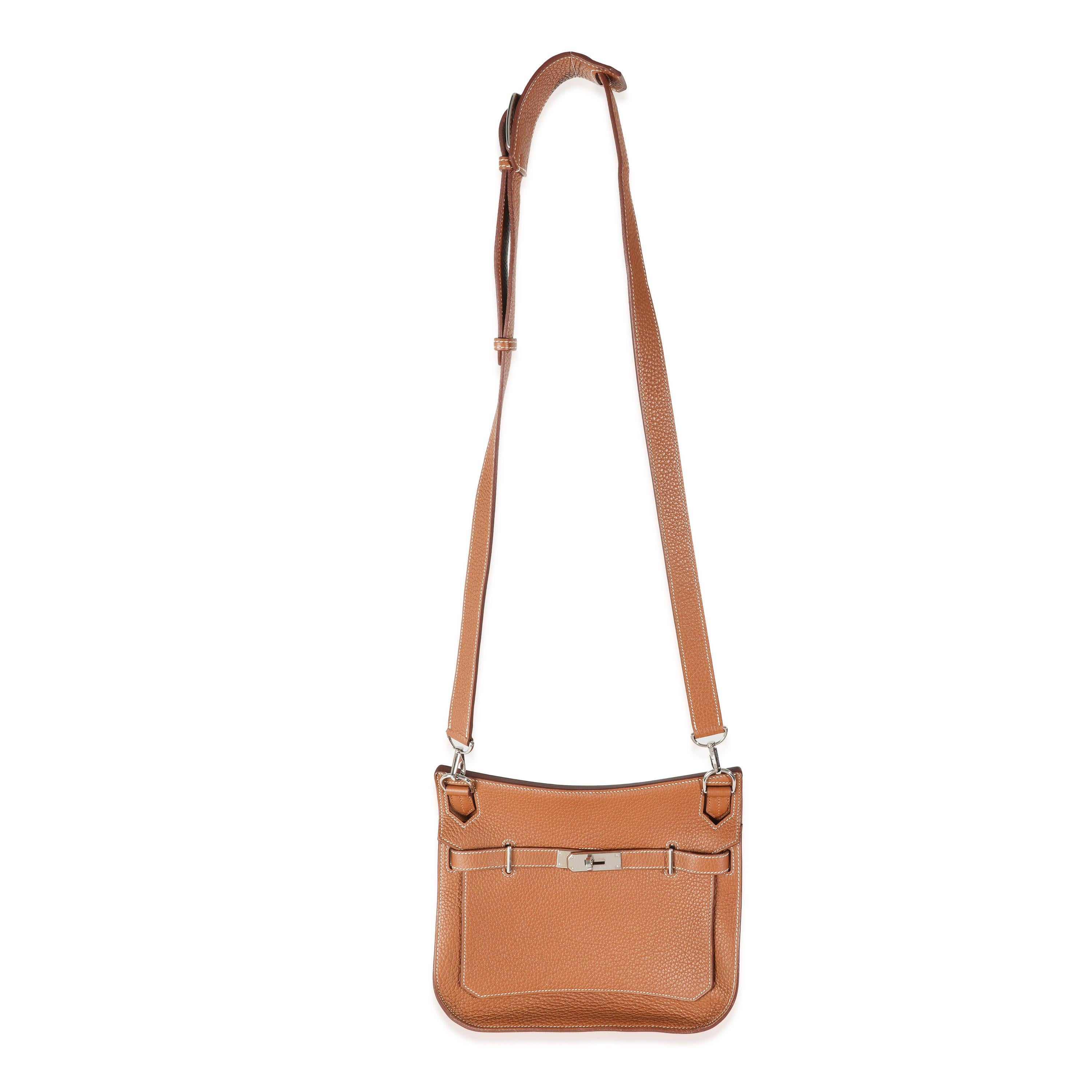 Hermès Gold Taurillon Clemence Jypsiere 28 PHW 1
