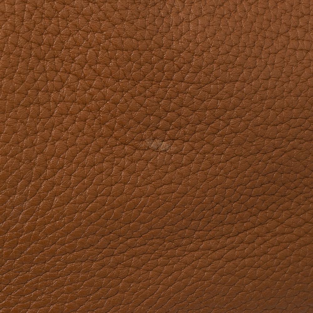 Hermes Gold Taurillon Clemence Leather Palladium Finished Lindy 34 Bag 4
