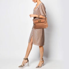 Hermes Gold Taurillon Maurice and Swift Leather Gold Finish 24/24 29 Bag