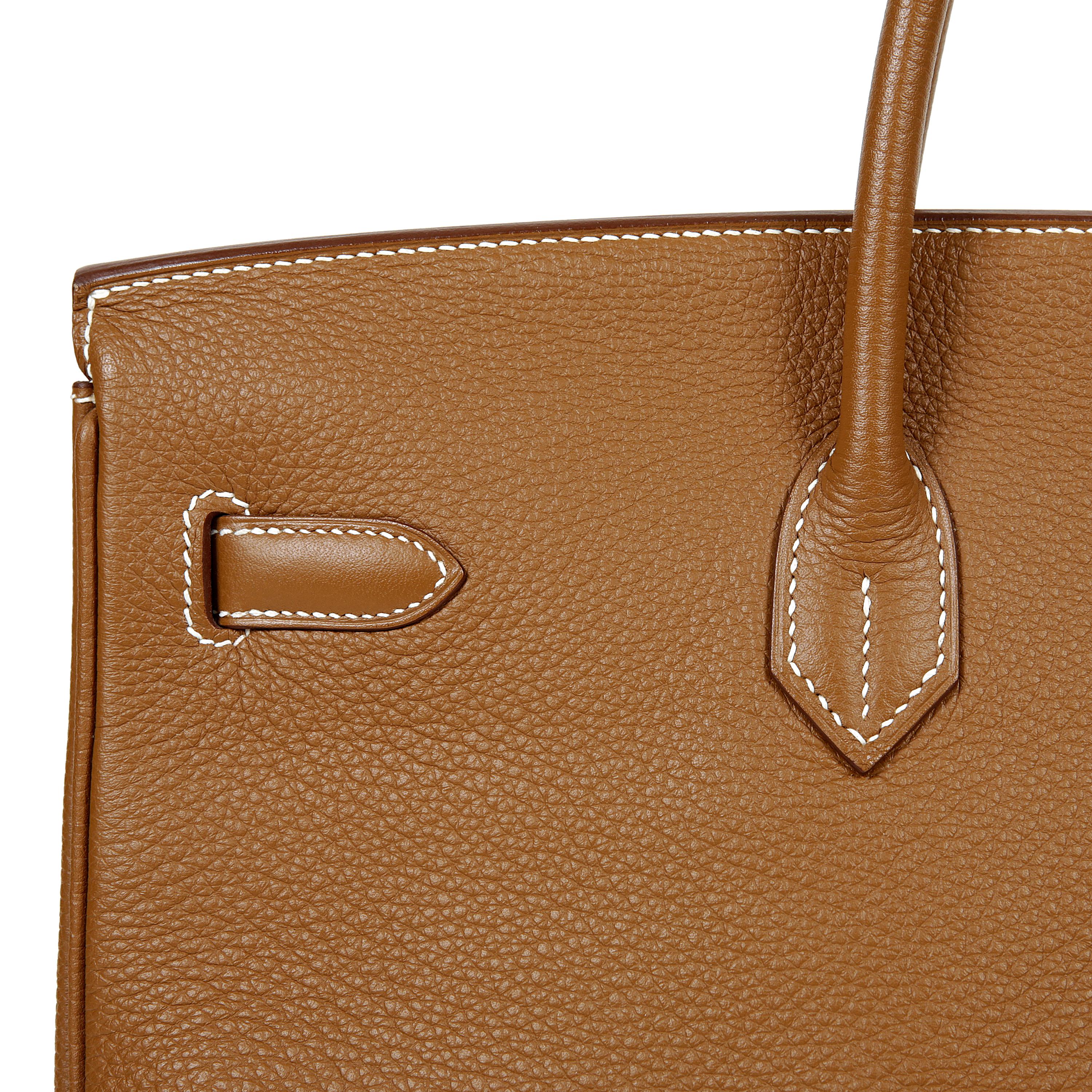 Hermès Gold Togo 40 cm Birkin Bag 9