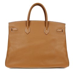 Hermès Gold Togo 40 cm Birkin Bag