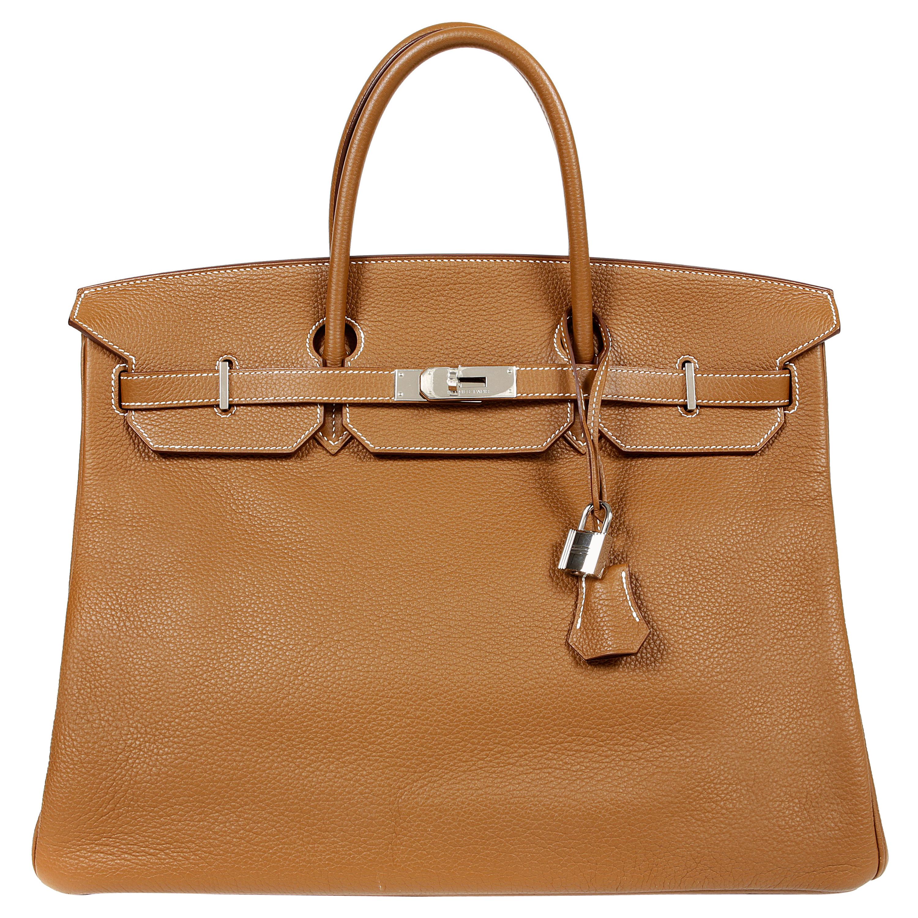 Hermès Gold Togo 40 cm Birkin Bag