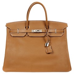 Hermès Gold Togo 40 cm Birkin Bag