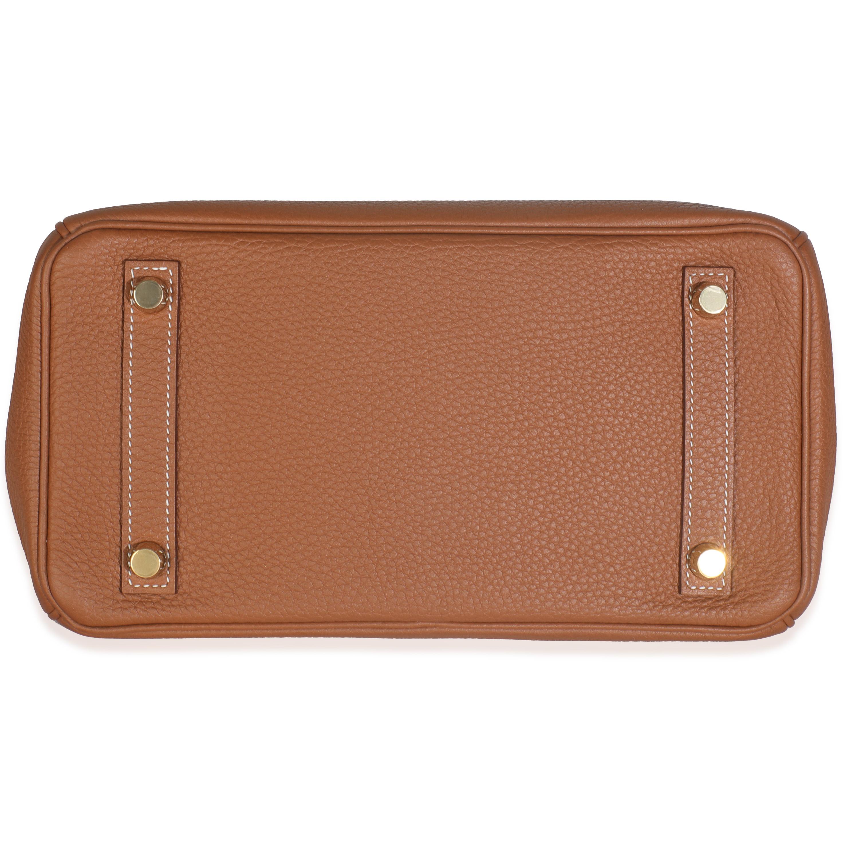 Hermès Gold Togo Birkin 25 GHW im Angebot 1