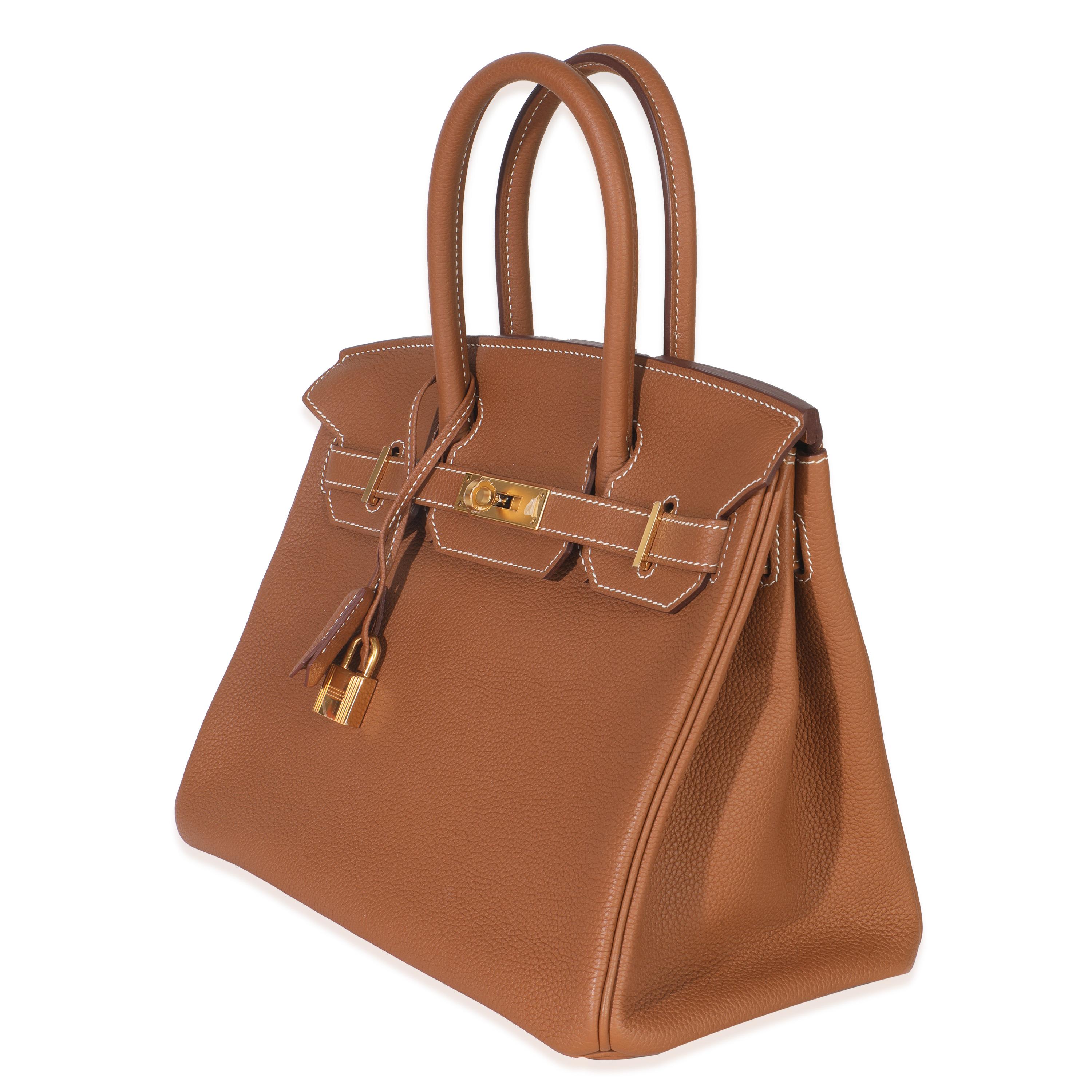 Hermès Gold Togo Birkin 30 GHW Neuf - En vente à New York, NY