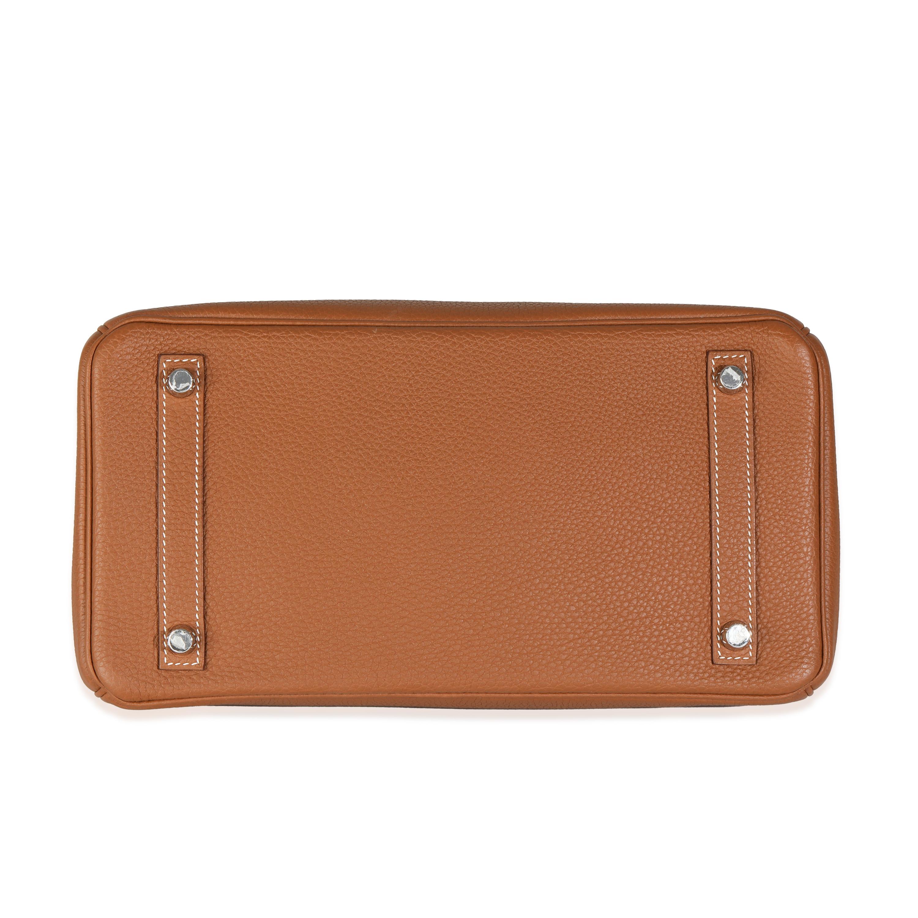 Women's Hermès Gold Togo Birkin 30 PHW For Sale
