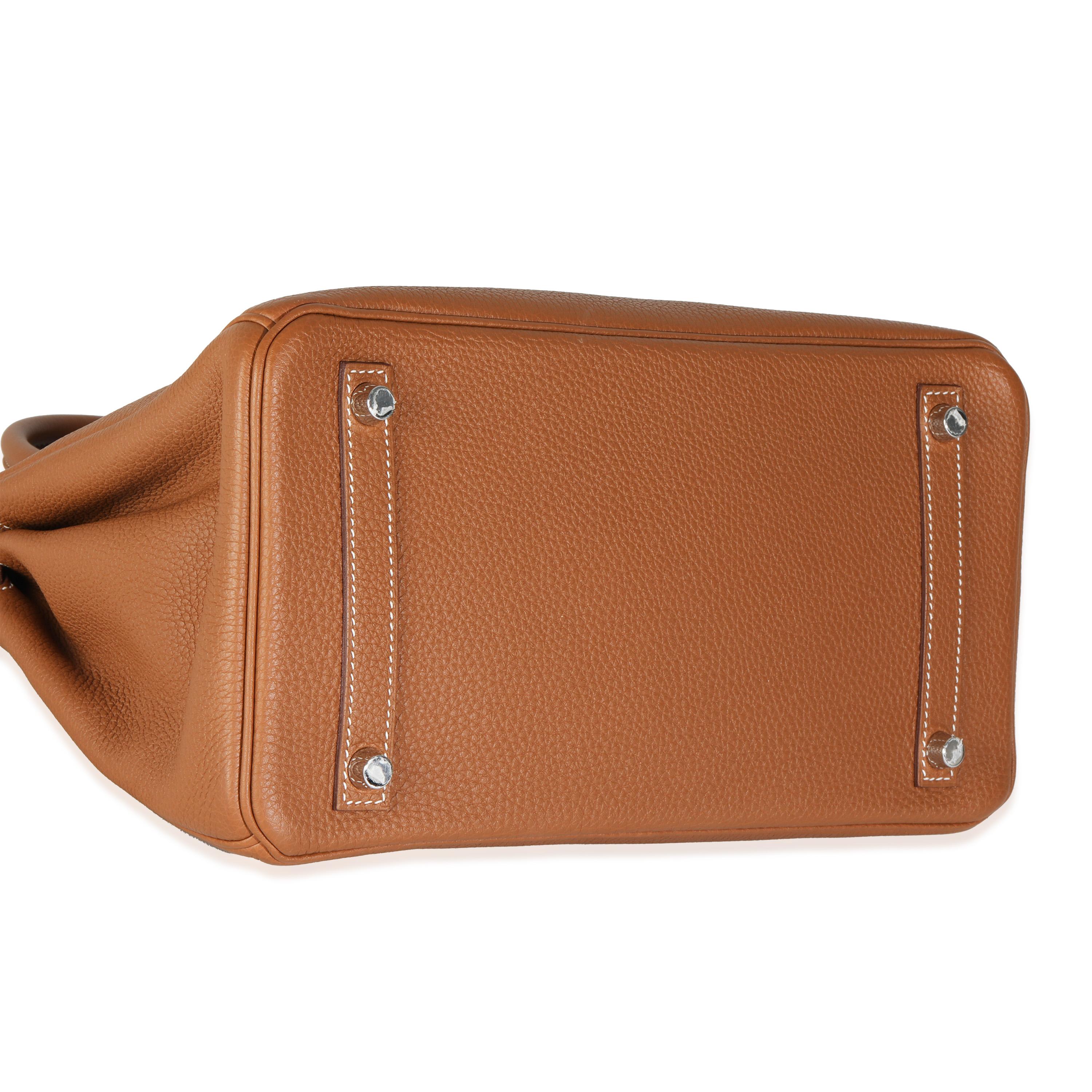 Hermès Gold Togo Birkin 30 PHW im Angebot 1