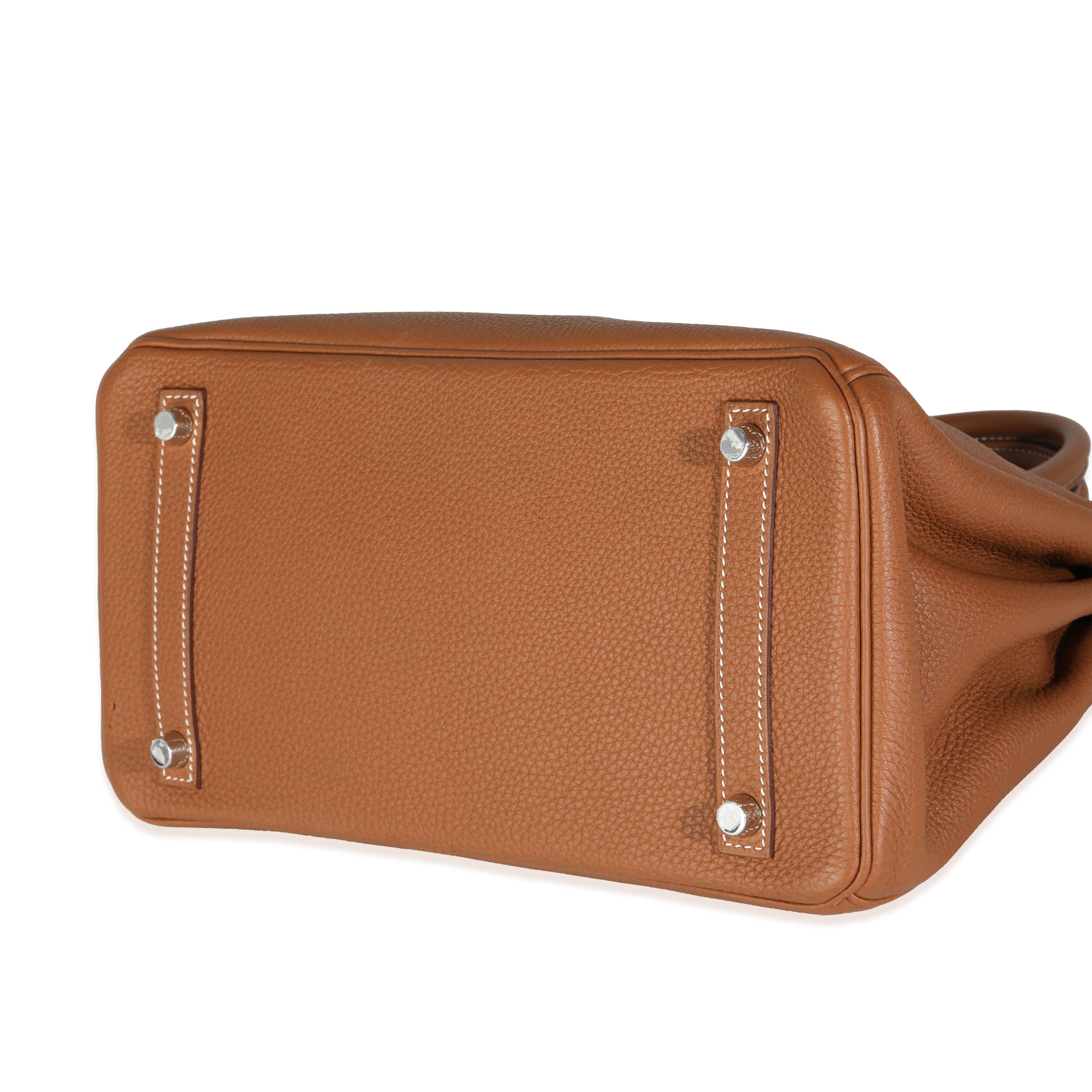 Hermès Gold Togo Birkin 30 PHW im Angebot 2