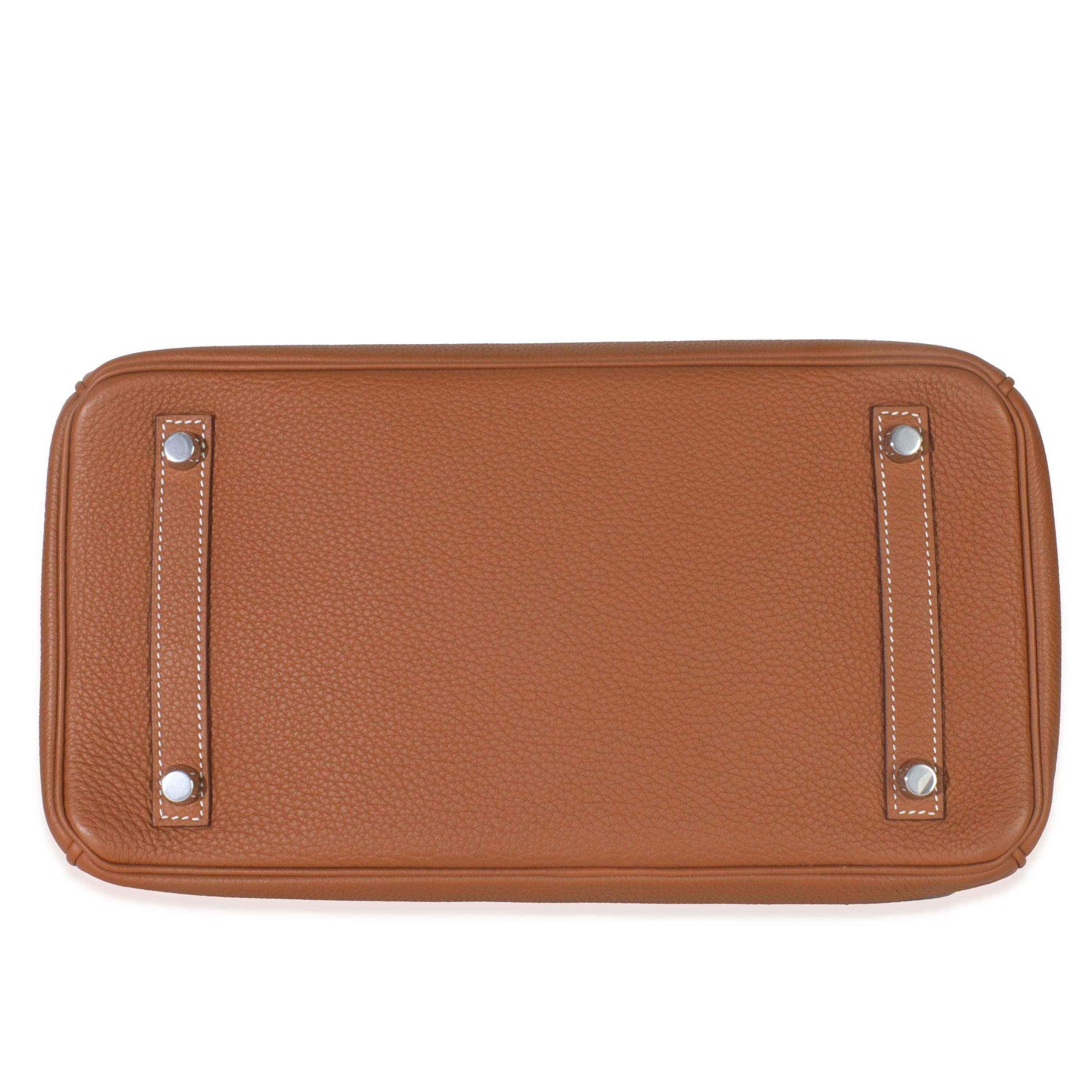 Hermès Gold Togo Birkin 30 PHW im Angebot 3