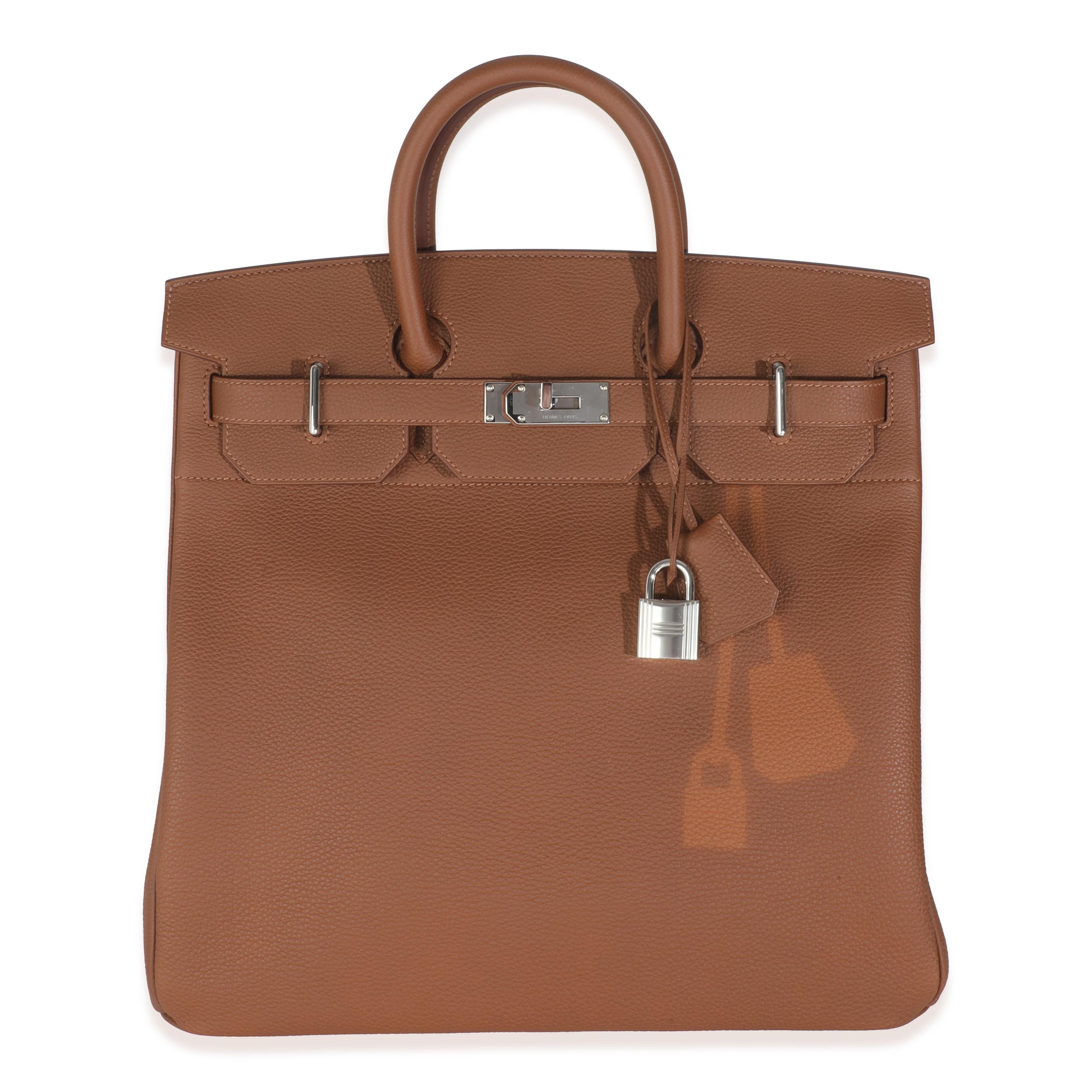 Marrone Hermès Coup De Soleil in oro Togo HAC Birkin 40 PHW in vendita