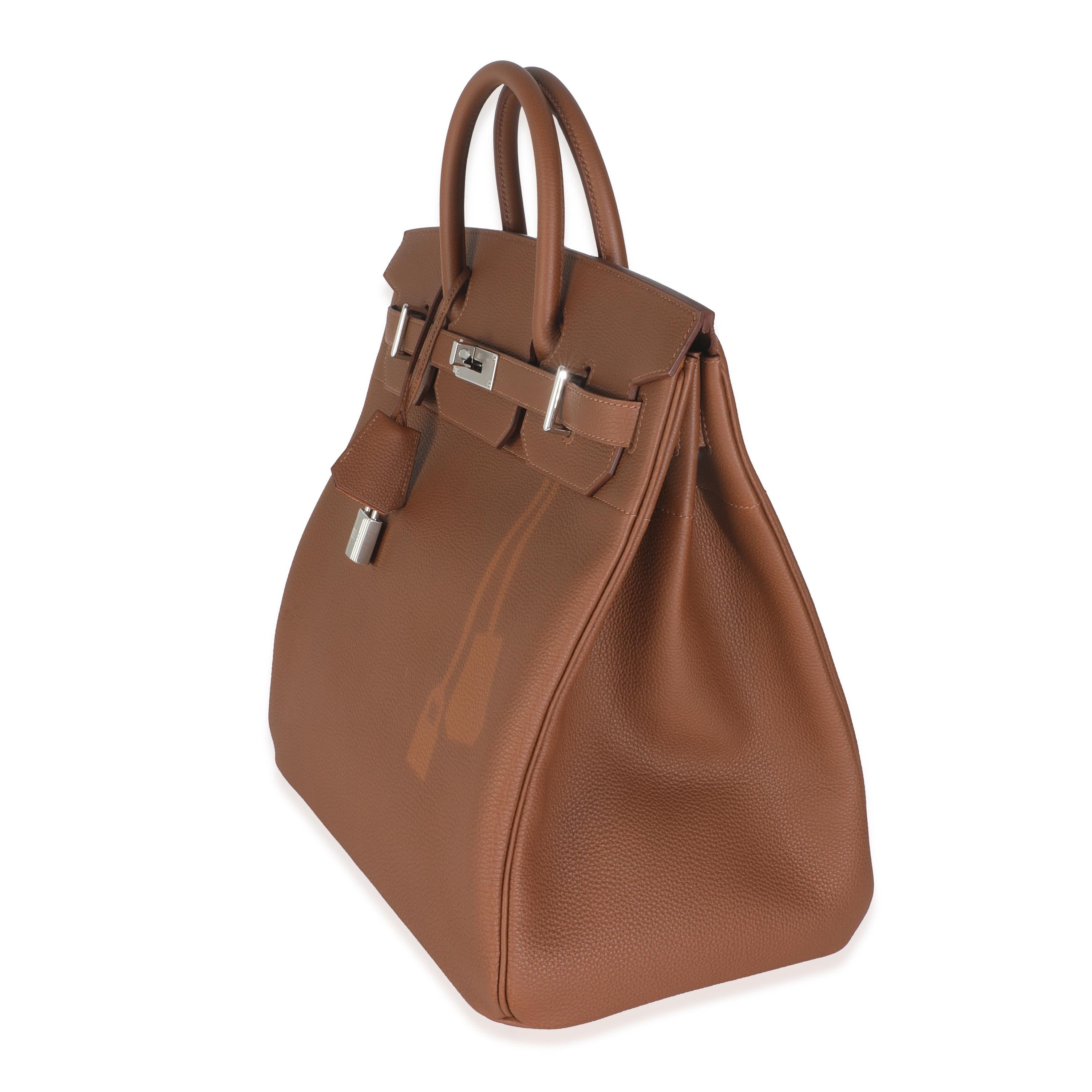 Hermès Coup De Soleil in oro Togo HAC Birkin 40 PHW In condizioni ottime in vendita a New York, NY