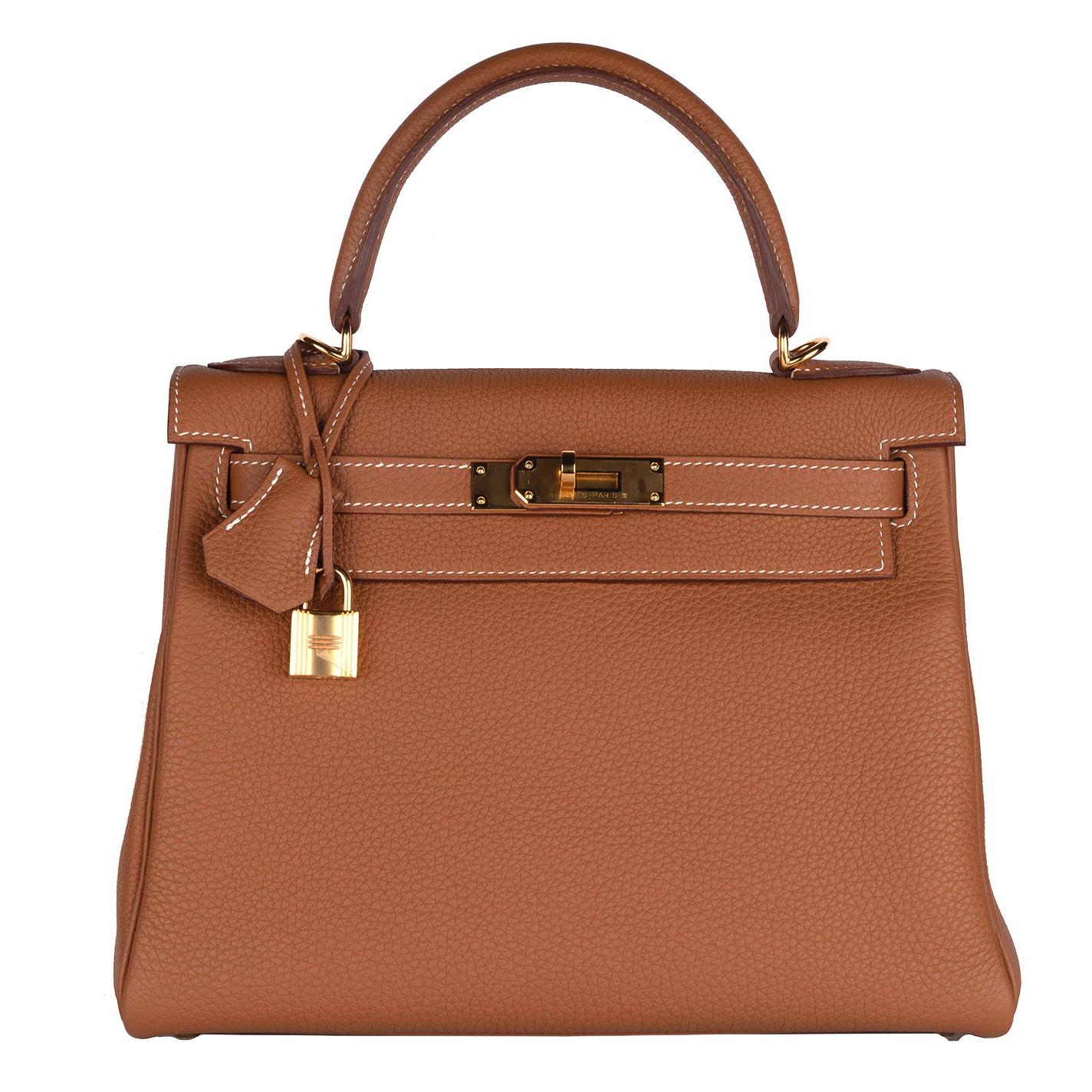 Hermes Gold Togo Kelly 28 Gold Hardware 2019