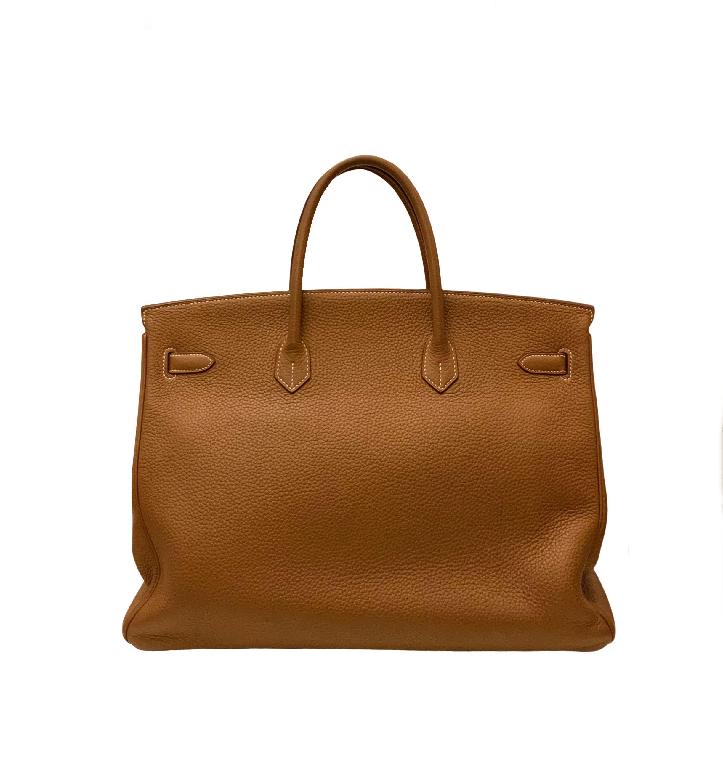 Hermès Gold Togo Leather Birkin 40 Bag 7