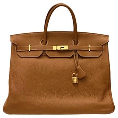 Hermès Gold Togo Leather Birkin 40 Bag