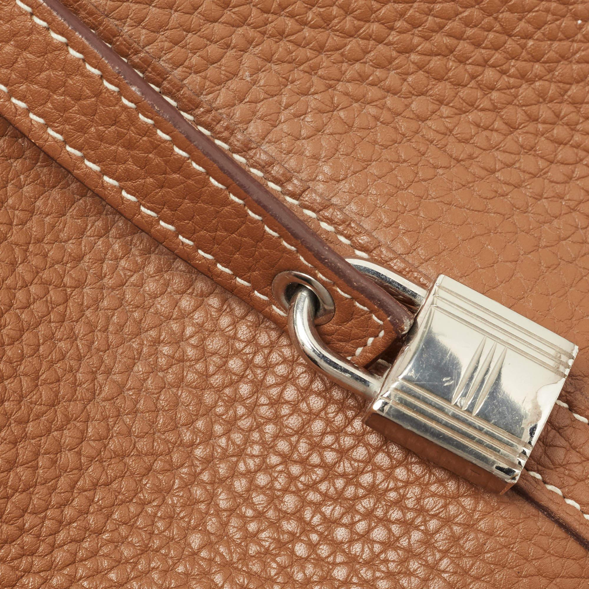 Hermes Gold Togo Leather Picotin Lock 18 Bag 3