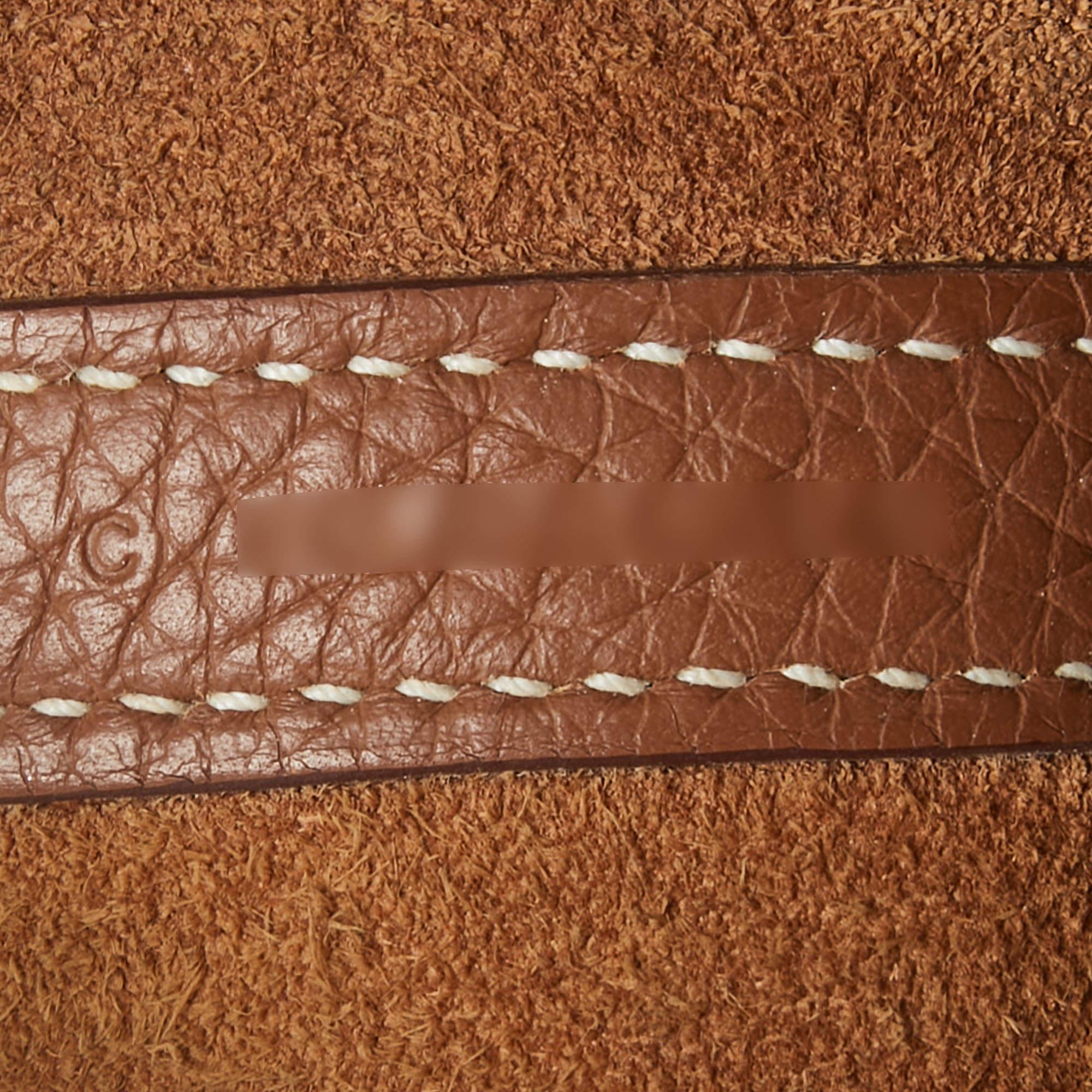 Hermes Gold Togo Leather Picotin Lock 18 Bag For Sale 8
