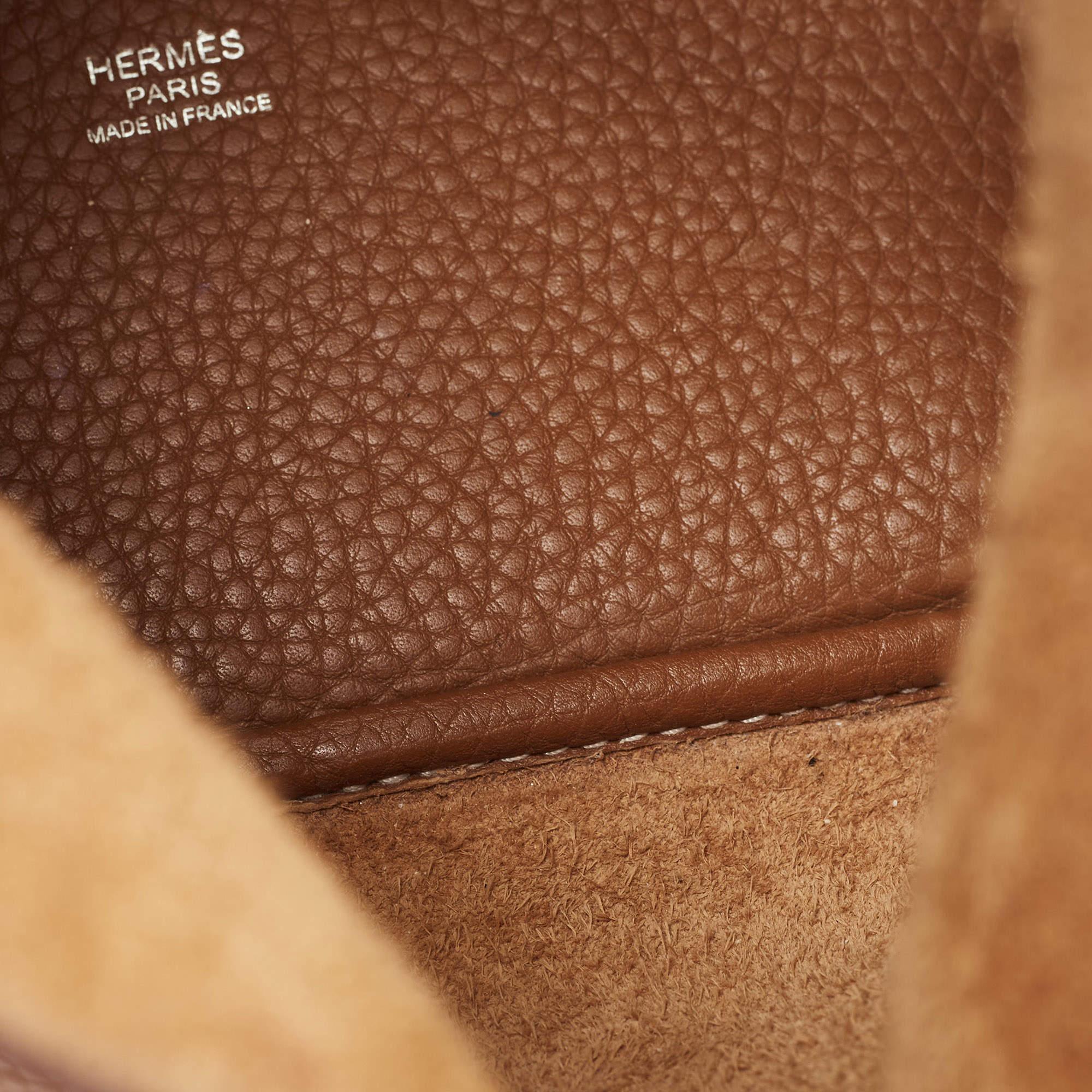 Hermes Gold Togo Leather Picotin Lock 18 Bag 7