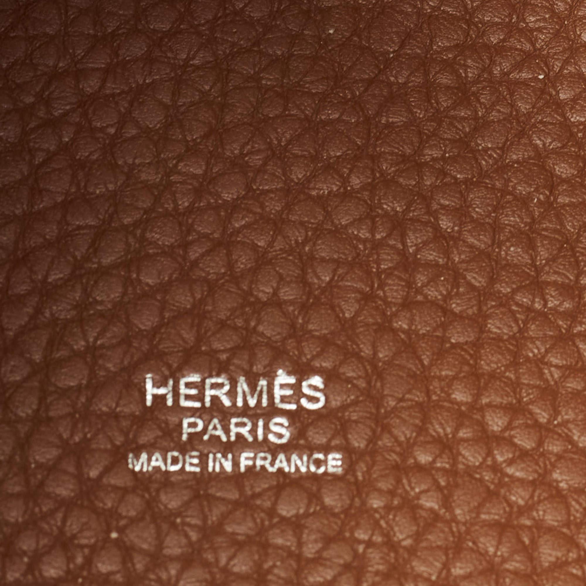 Hermes Gold Togo Leather Picotin Lock 18 Bag 8