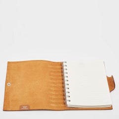 Hermes Gold Togo Leather Ulysse PM Notebook Cover