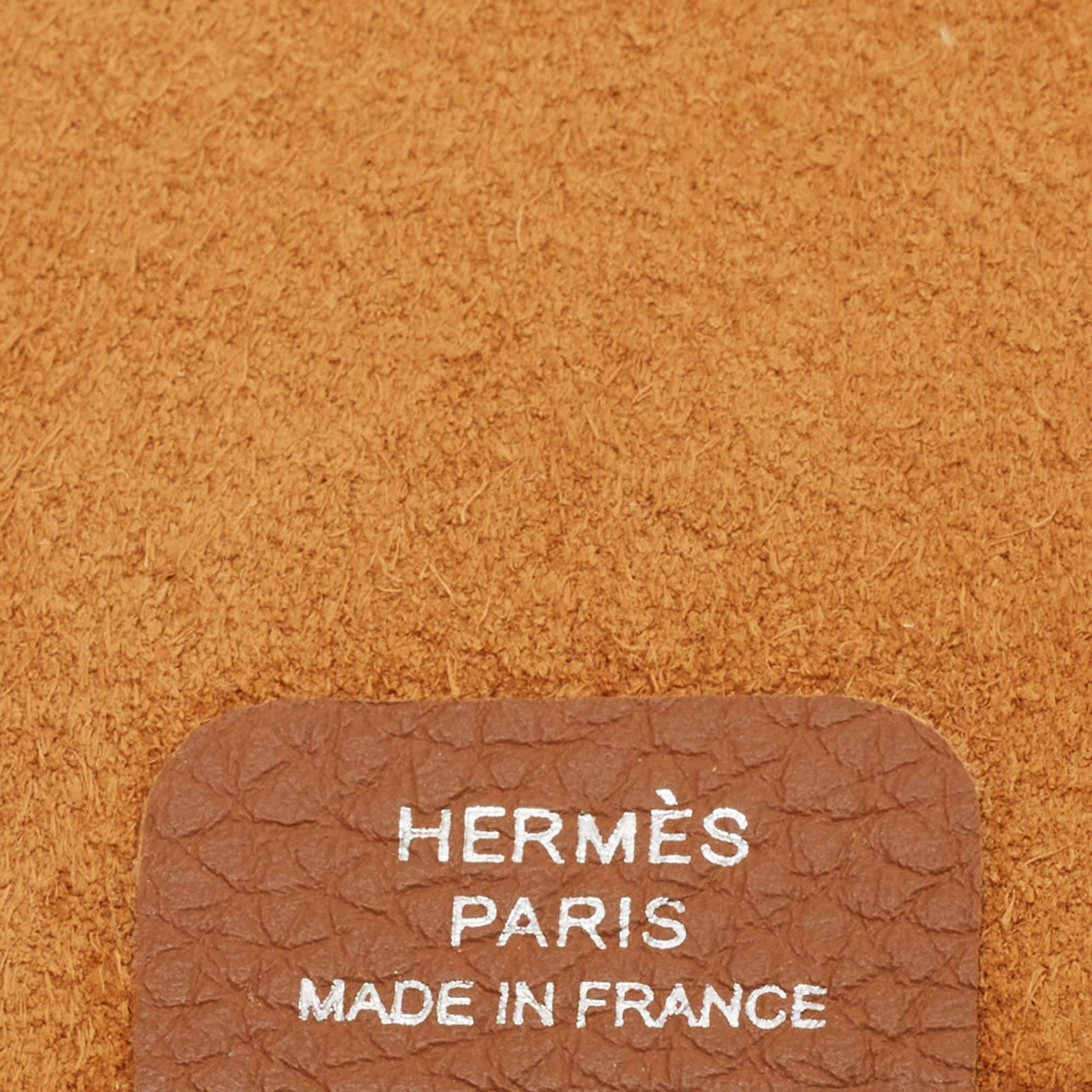 Women's Hermes Gold Togo Leather Ulysse PM Notebook Cover