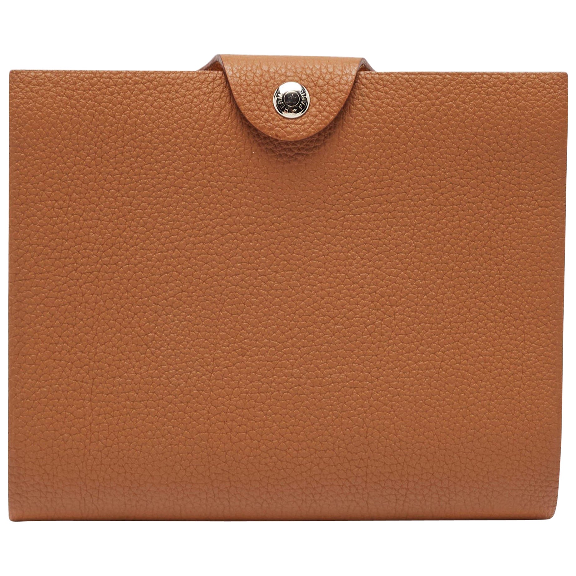 Hermes Gold Togo Leather Ulysse PM Notebook Cover