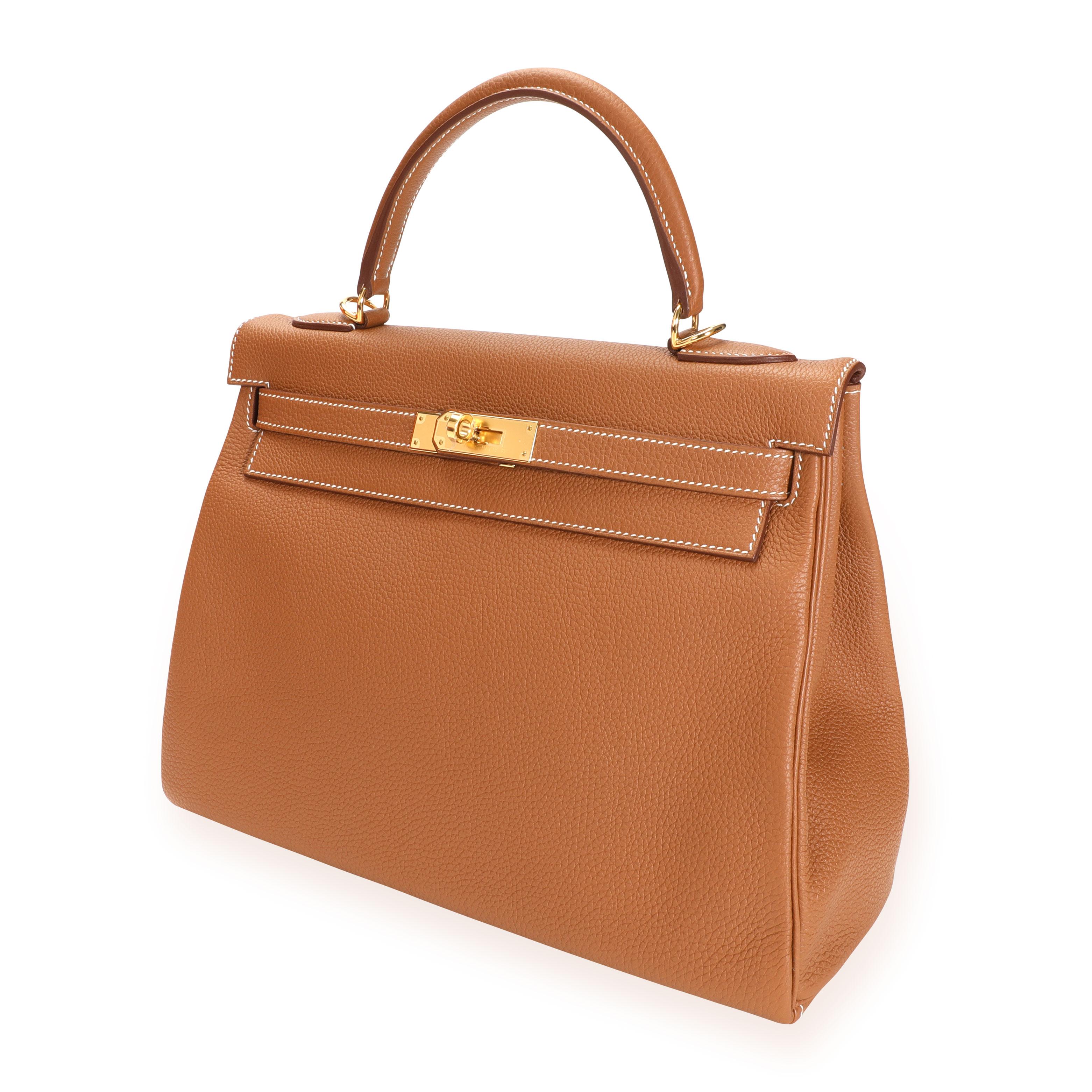 Hermès Gold Togo Retourne Kelly 32 GHW 2