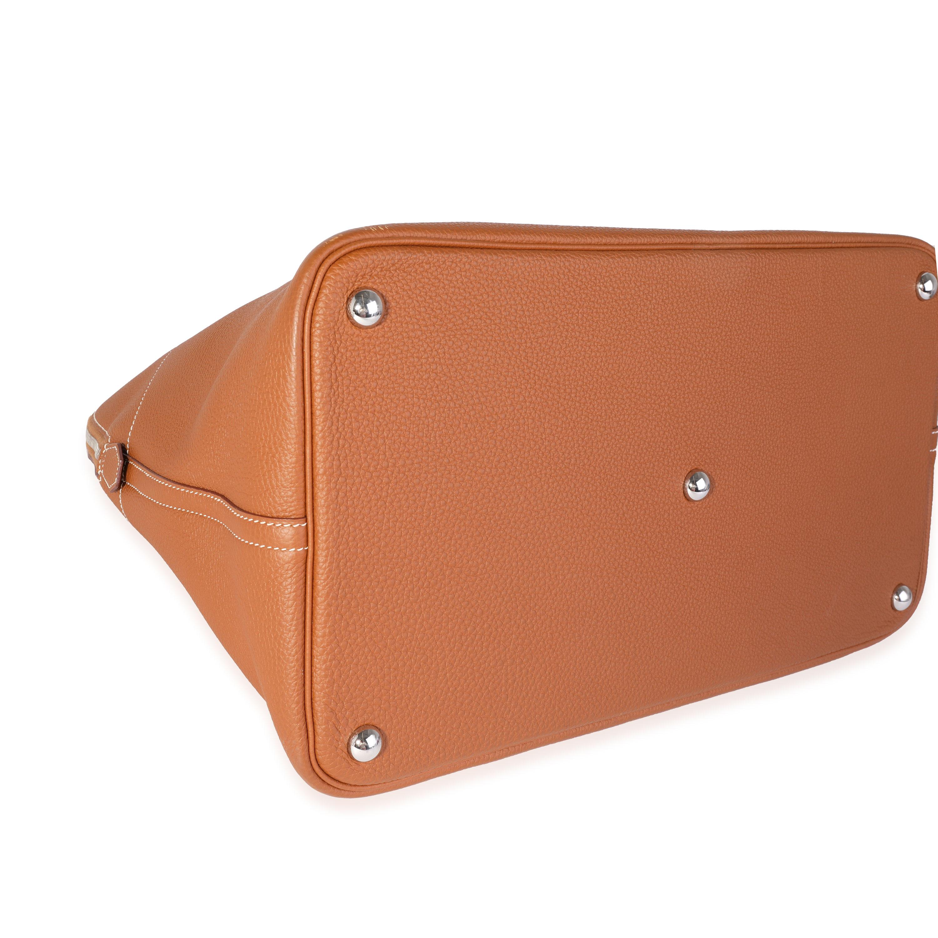 Hermès Gold Togo Shark Bolide 45 PHW 2