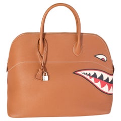 Hermès Gold Togo Shark Bolide 45 PHW