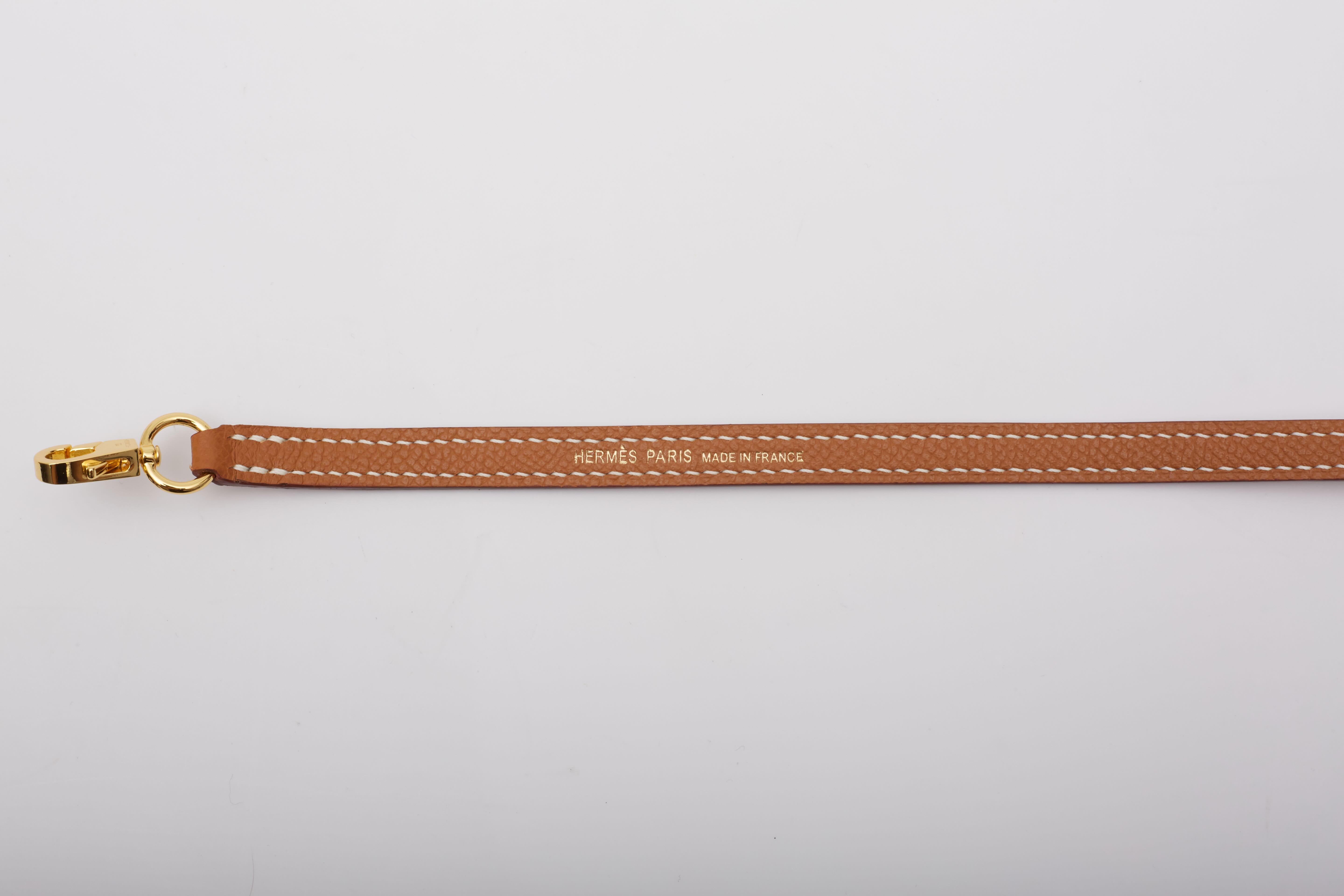 Hermès Gold Veau Epsom Mini Kelly Bag Sellier 20 10
